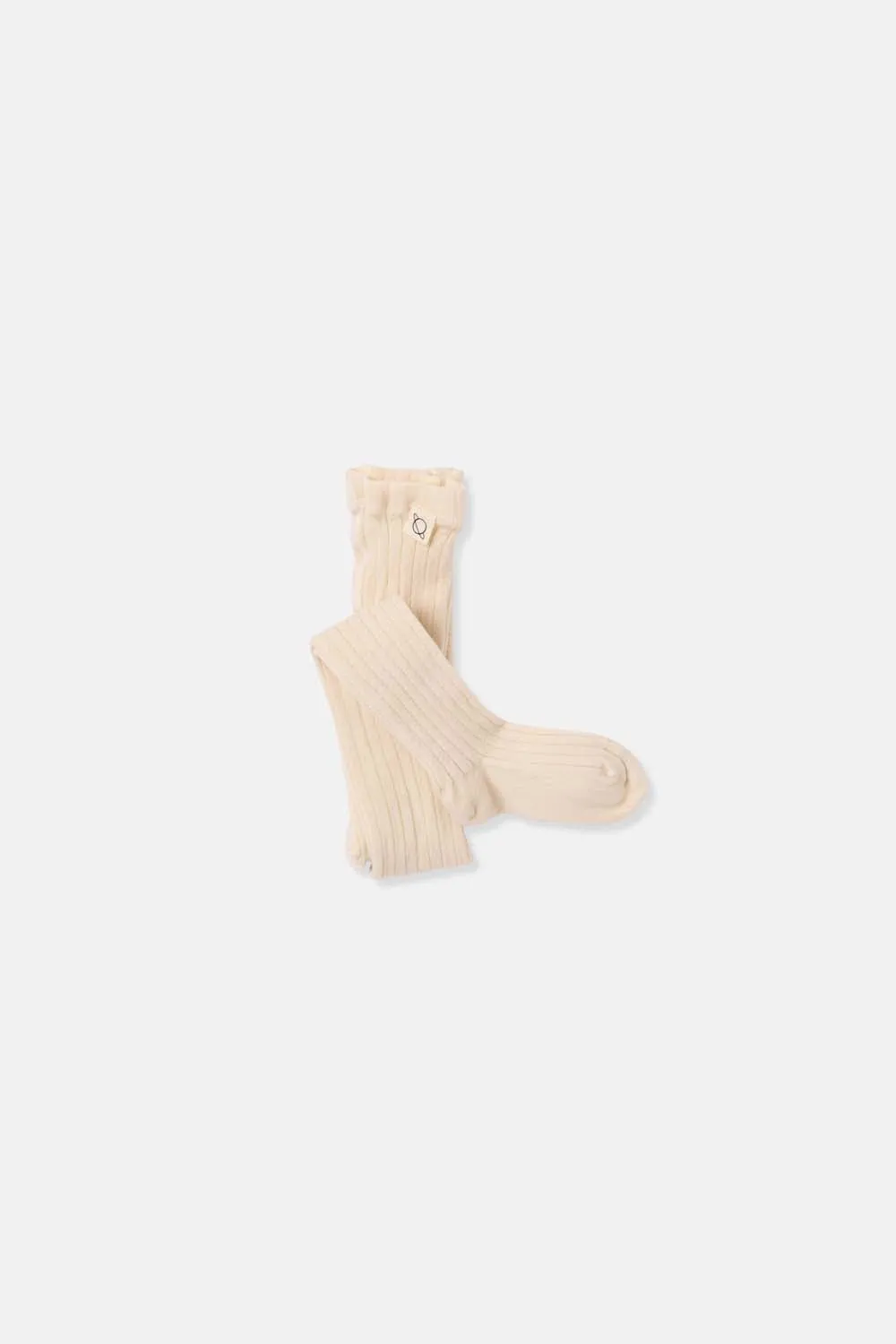 ORGANIC RIB-KNIT TIGHTS