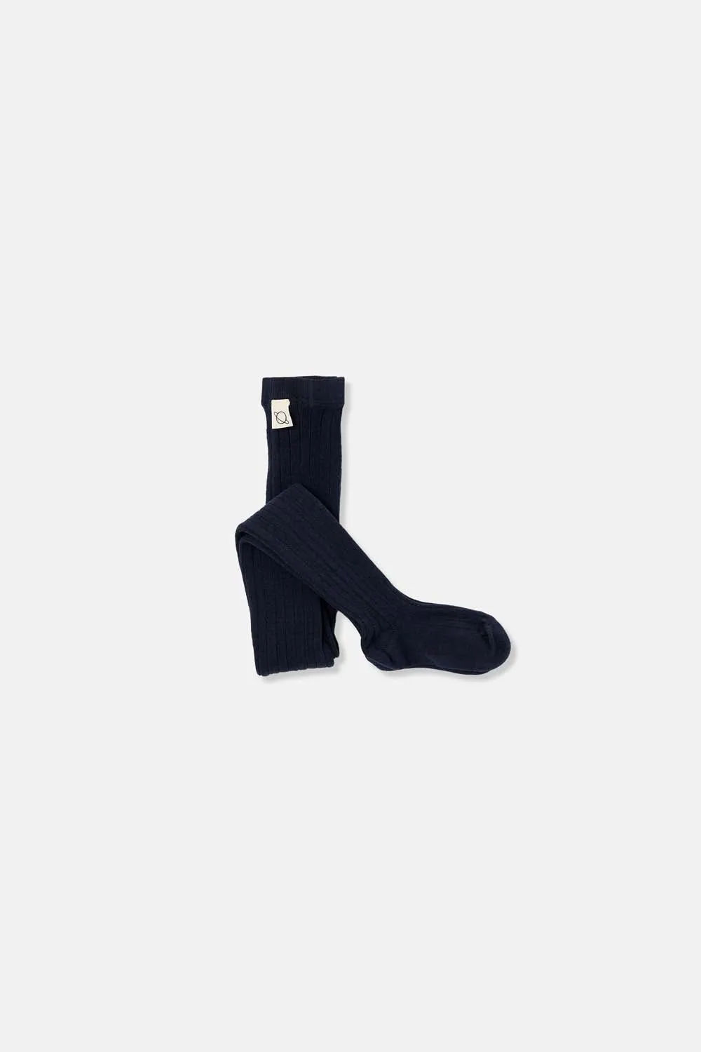 ORGANIC RIB-KNIT TIGHTS