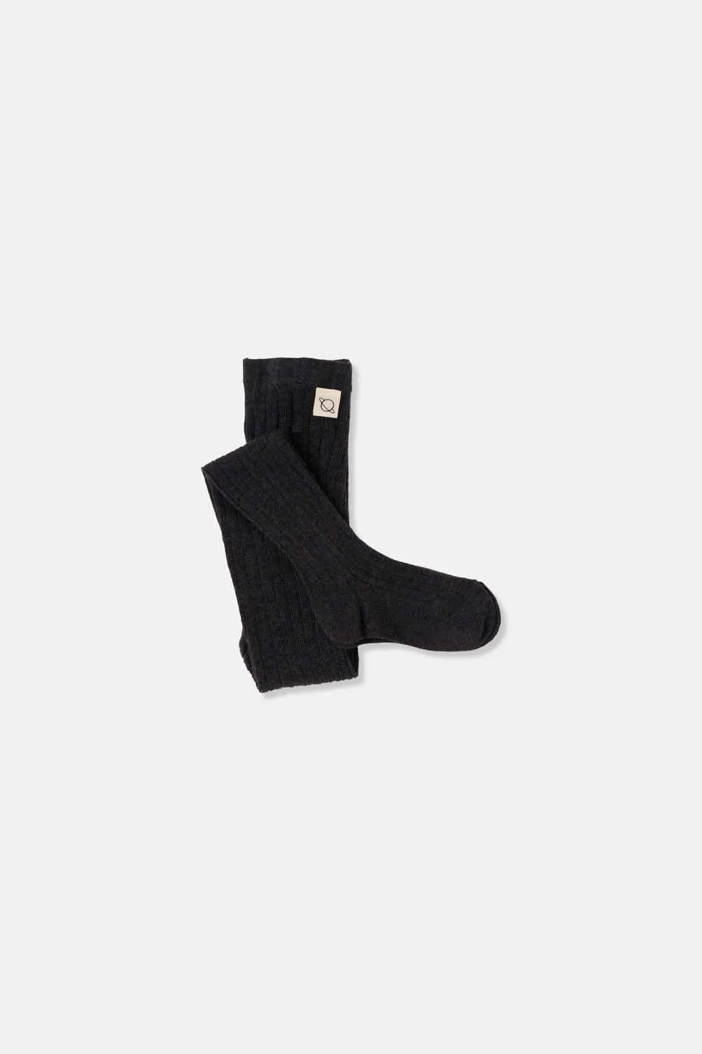 ORGANIC RIB-KNIT TIGHTS