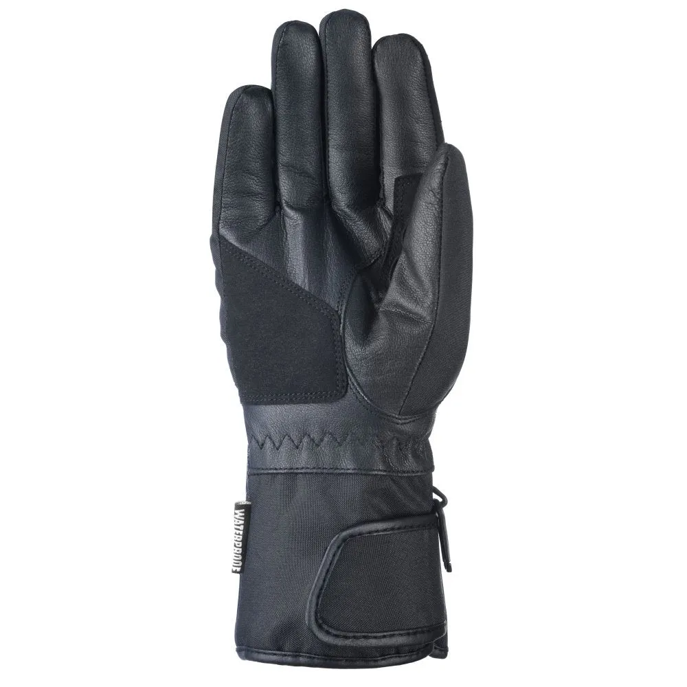 Oxford Spartan Women Waterproof Motorcycle Gloves Black