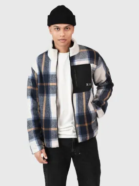 Pello Men Fleece Jacket | Navy
