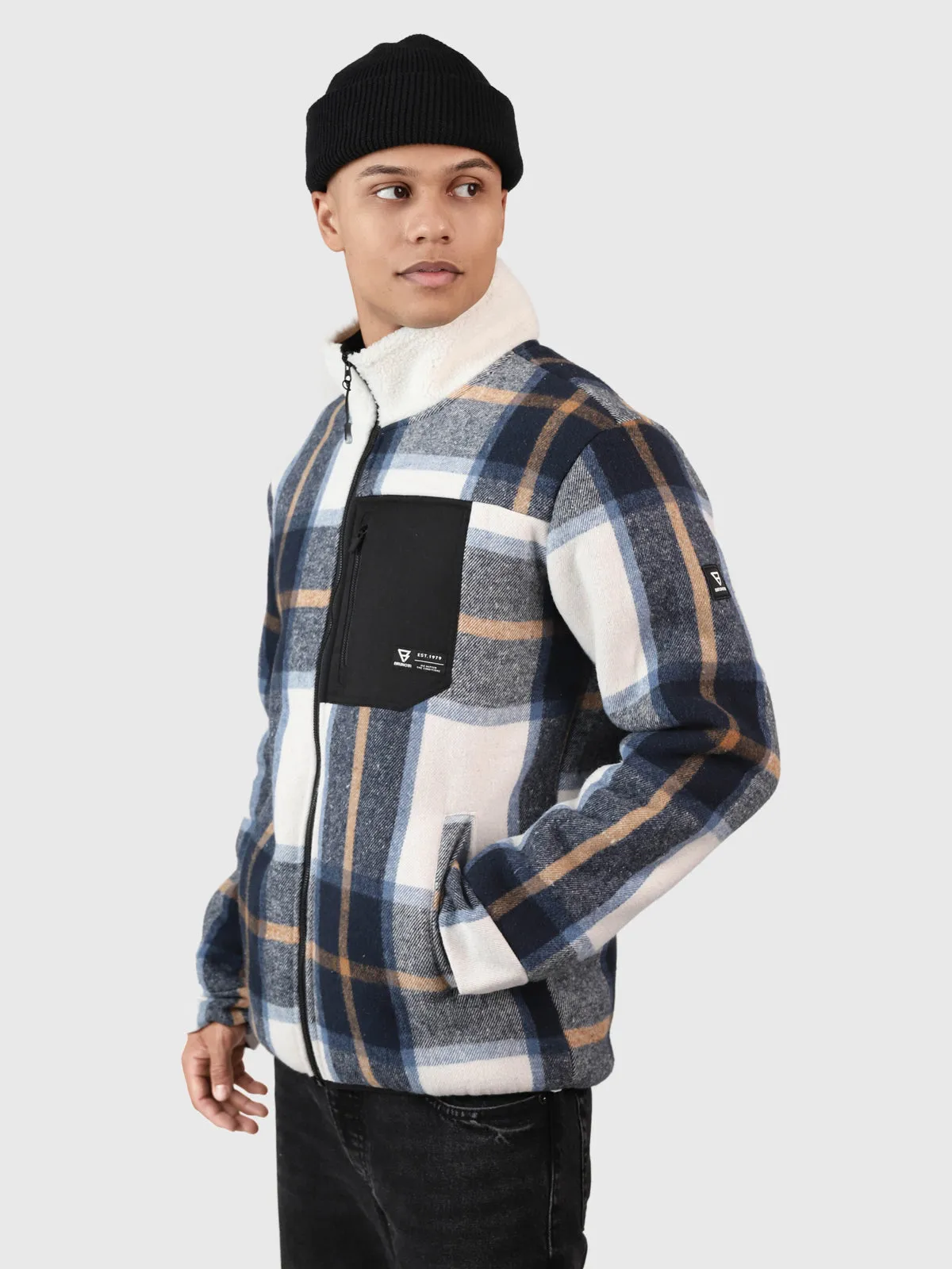 Pello Men Fleece Jacket | Navy