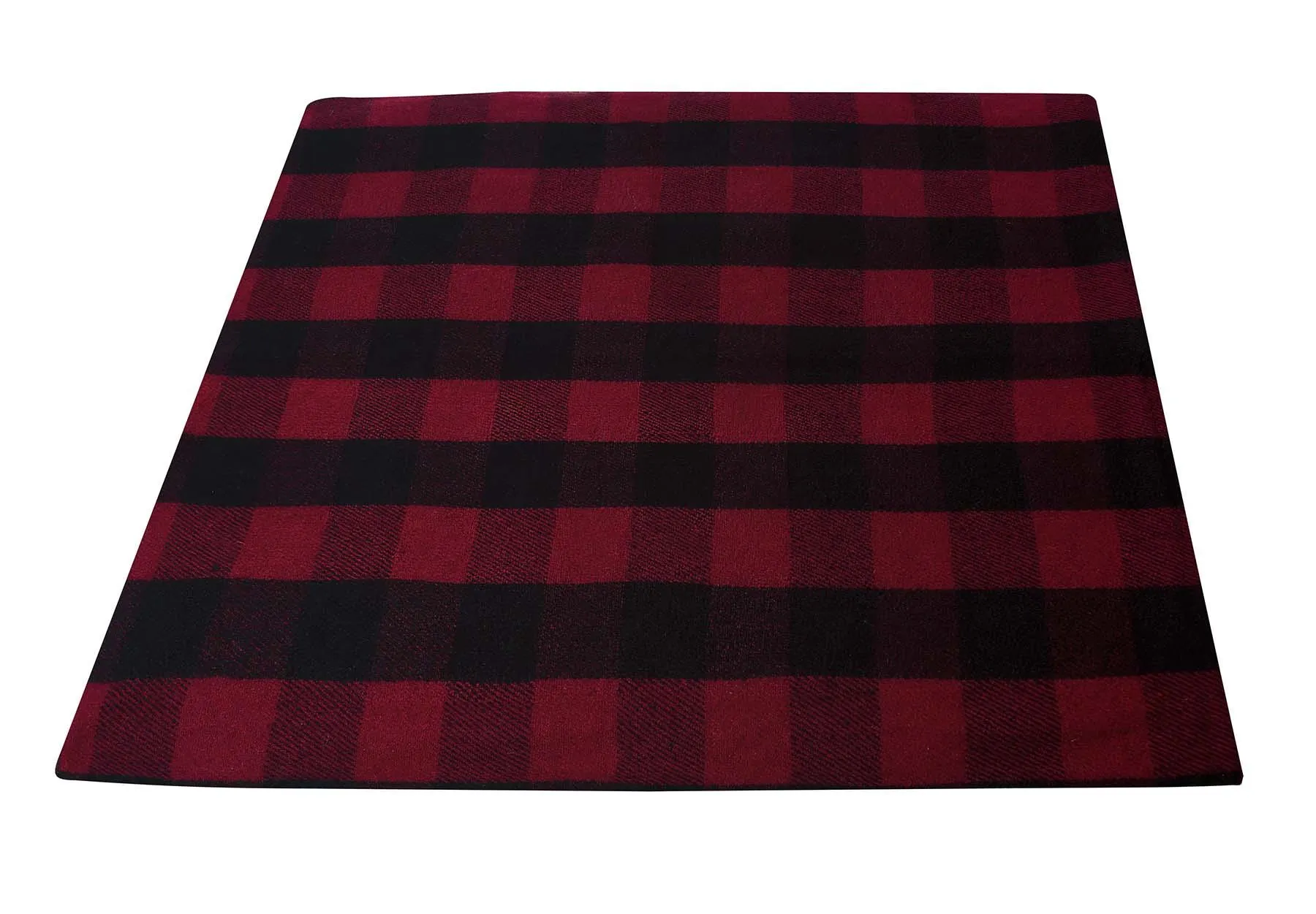 Plaid Wool Blanket 62"x 80"