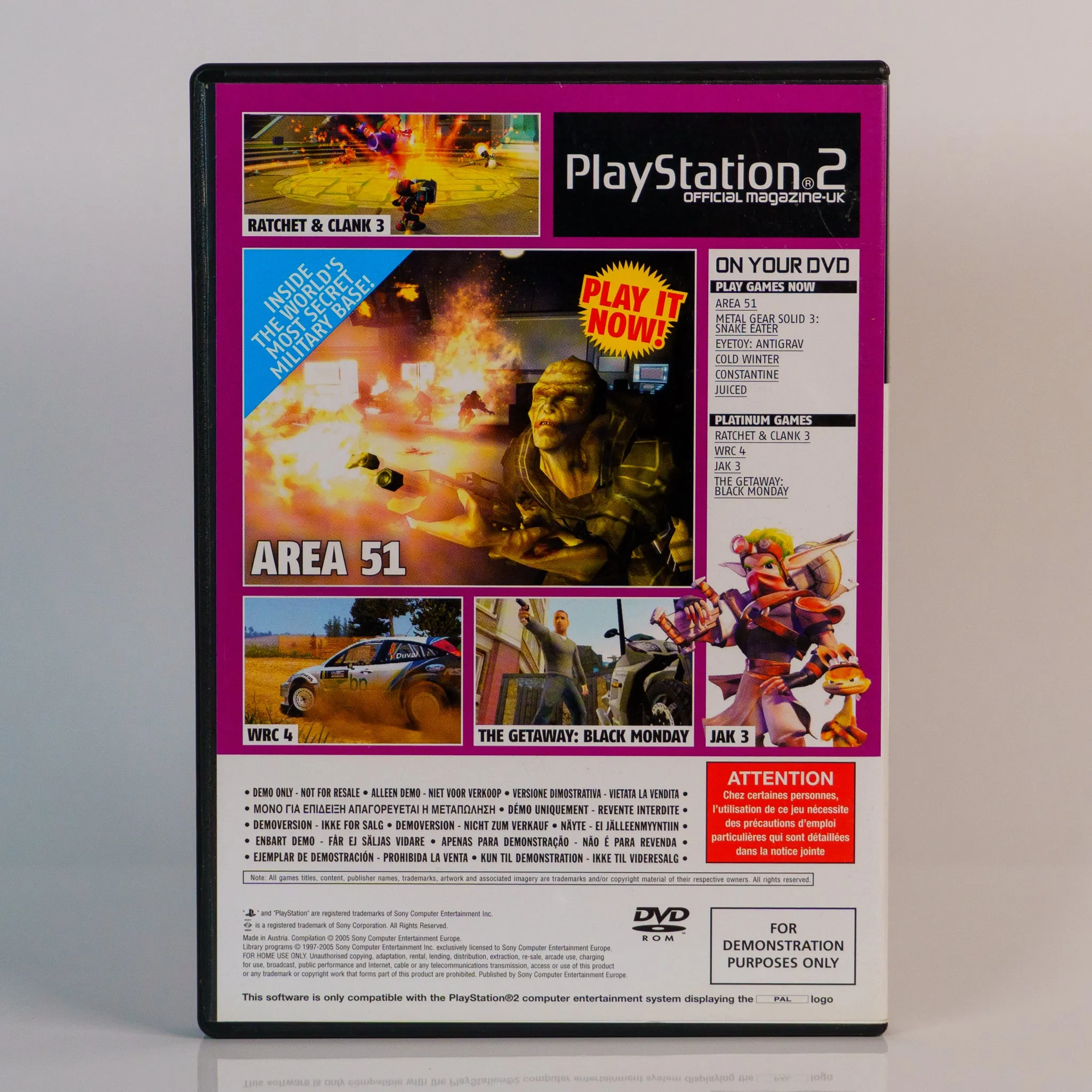 PS2 Official Magazine-UK Apr 2005 - Demo Disc