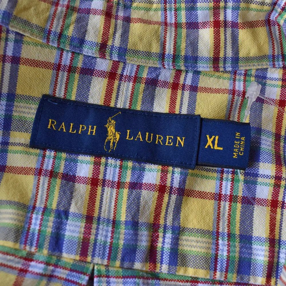 Ralph Lauren チェック ボタンダウンシャツ 240511 S2097