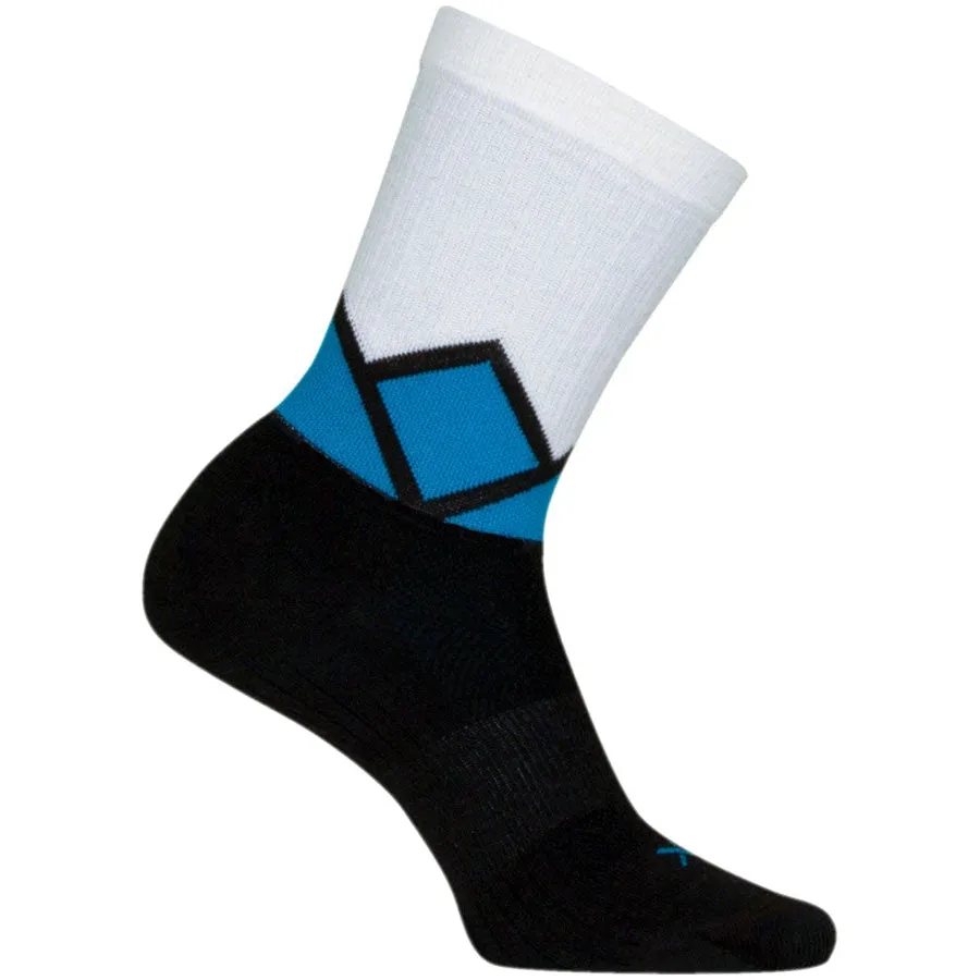 Range 2 SGX Wool Bike Socks - White/Black