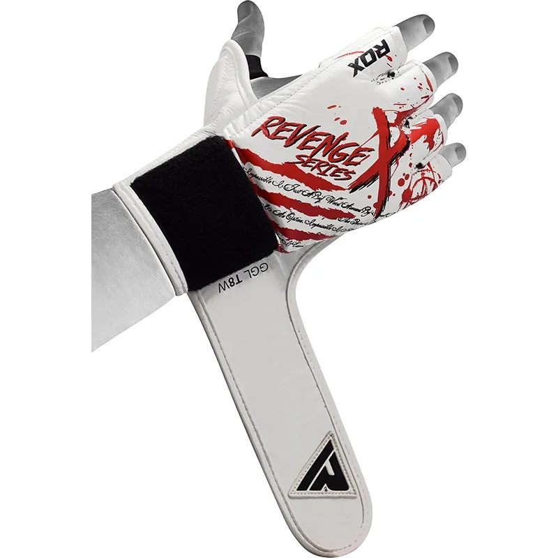 RDX T8 Revenge X Leather MMA Gloves