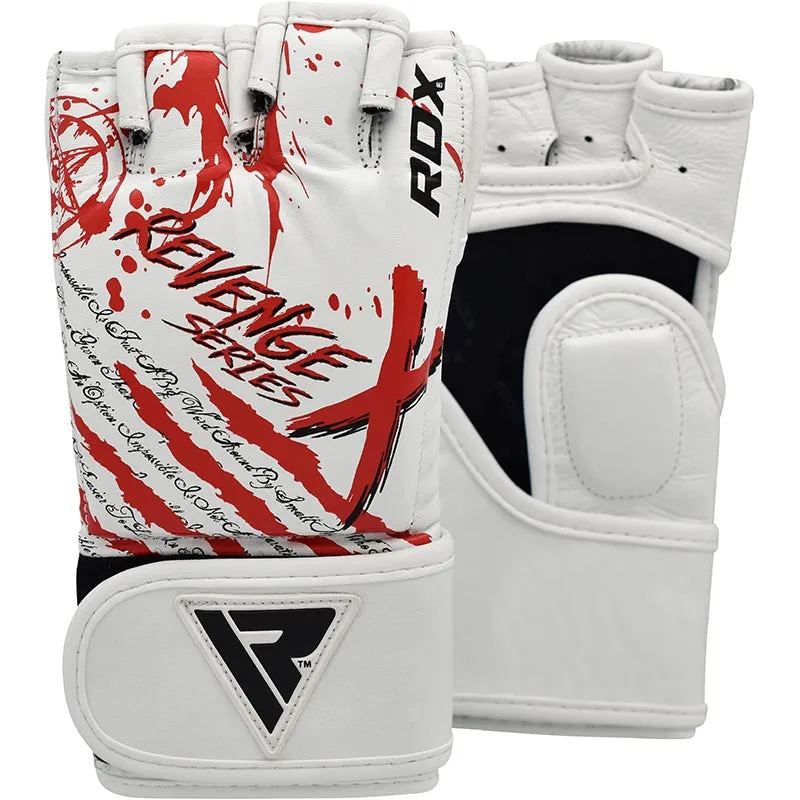 RDX T8 Revenge X Leather MMA Gloves