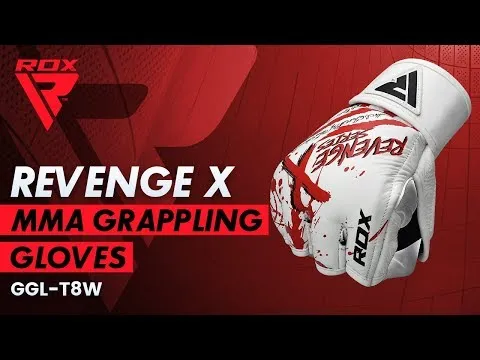RDX T8 Revenge X Leather MMA Gloves