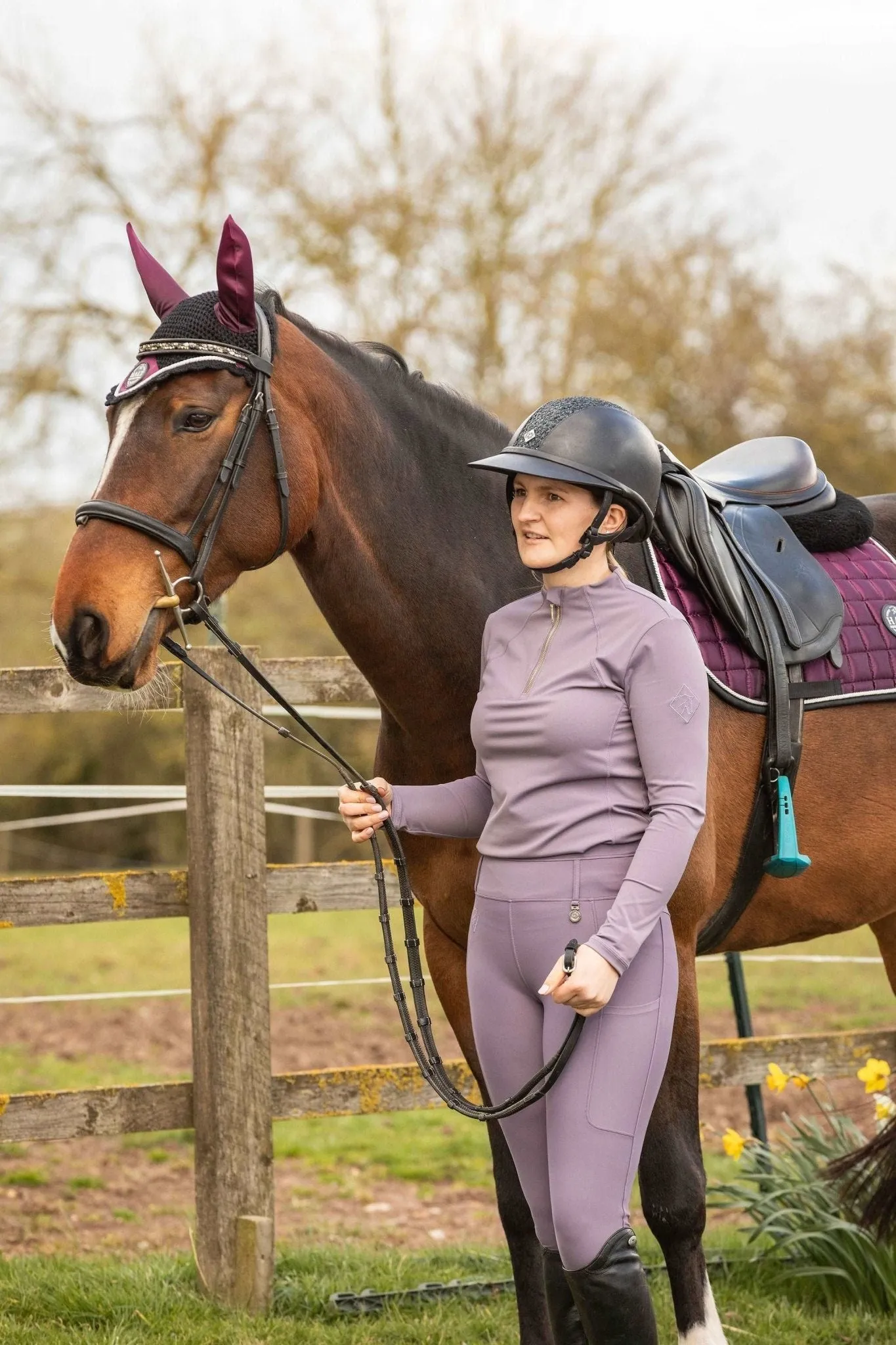 Riding Tights Lilac