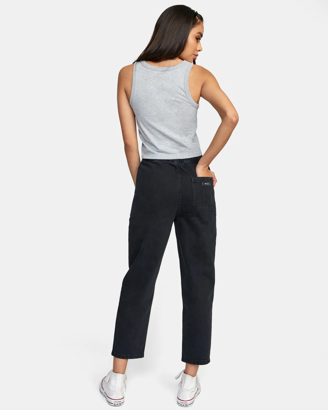 Scrunchie Jeans - Vintage Black
