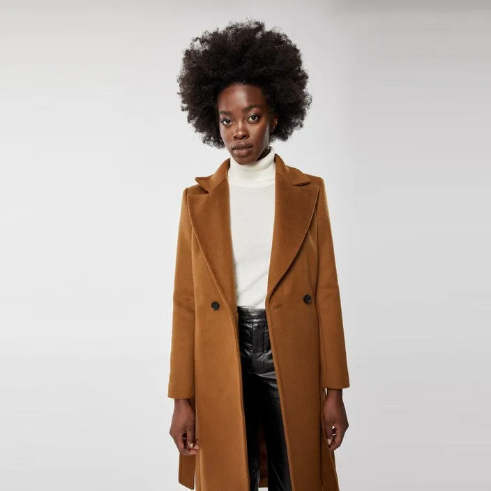 Sienna Wool Coat (Camel)
