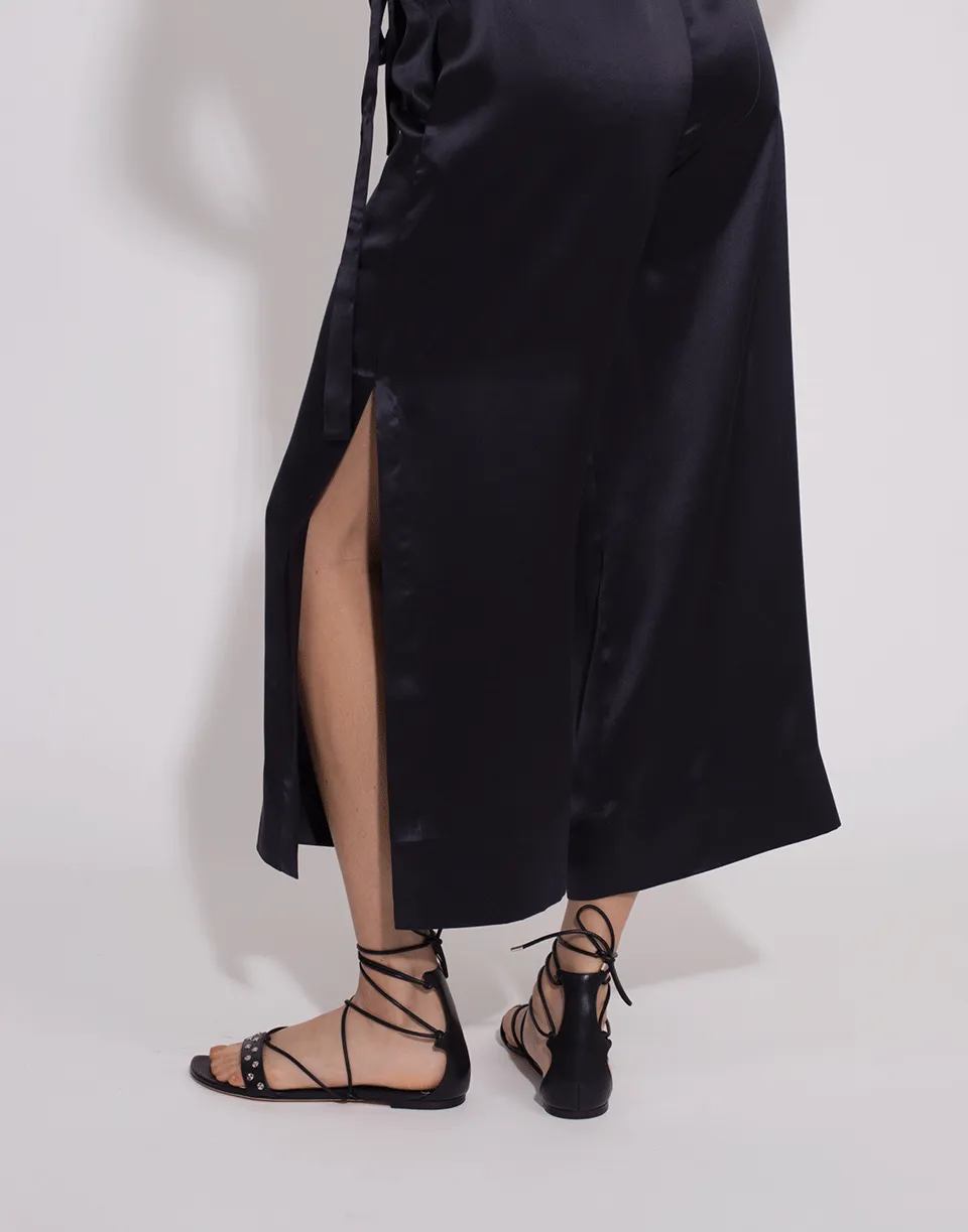 Silk Satin All-In-One Jumpsuit