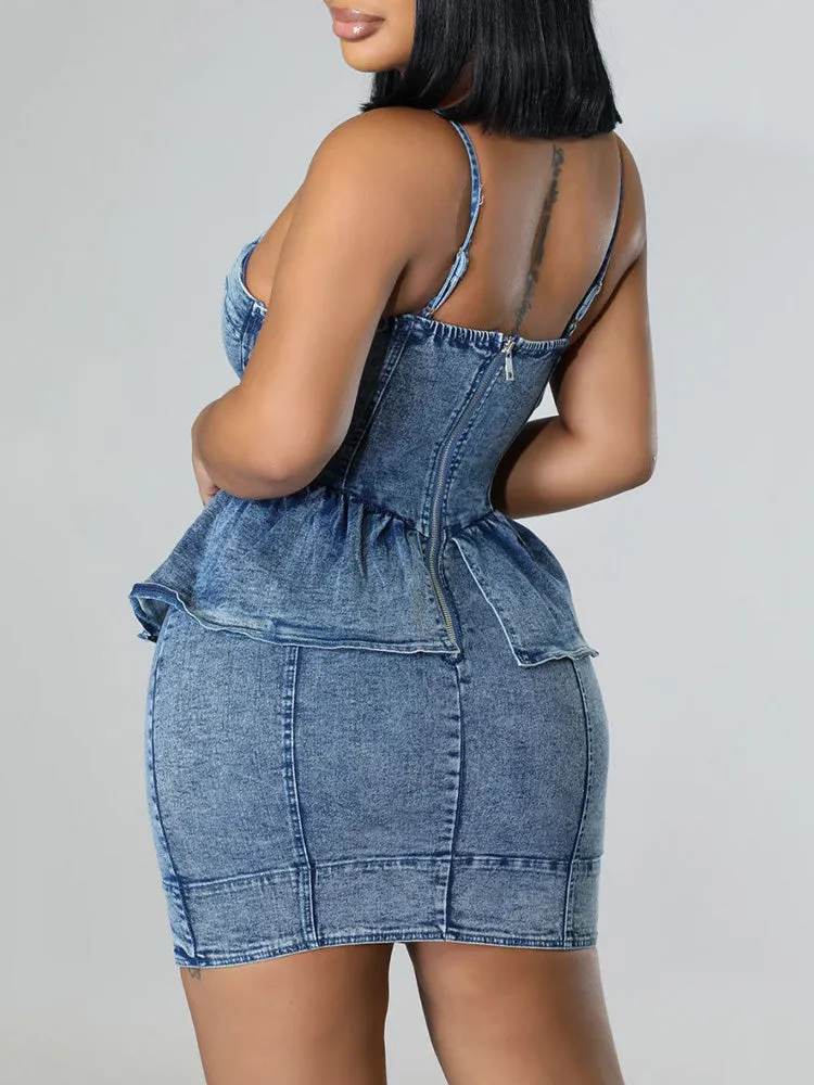 Sleeveless Wide Graceful Leg Overall