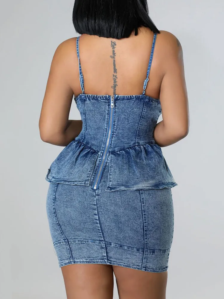 Sleeveless Wide Graceful Leg Overall