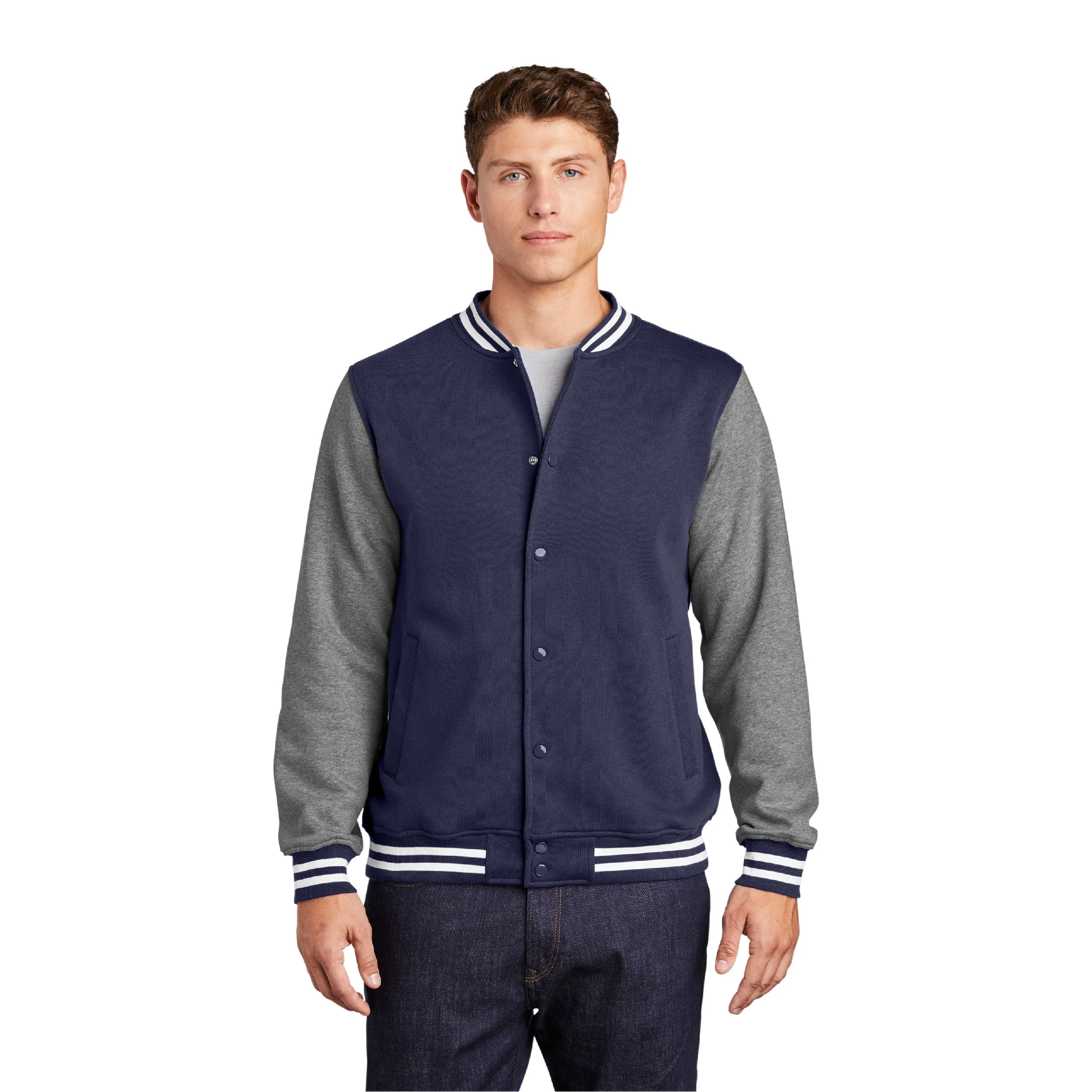 Sport-Tek® Fleece Letterman Jacket