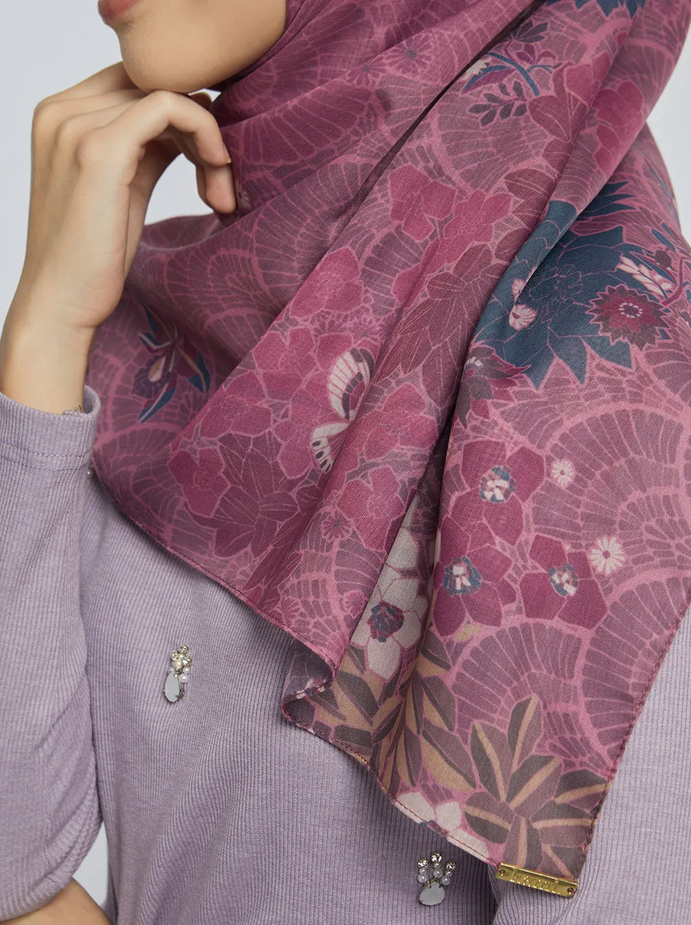 TELLA SCARF CHERRY