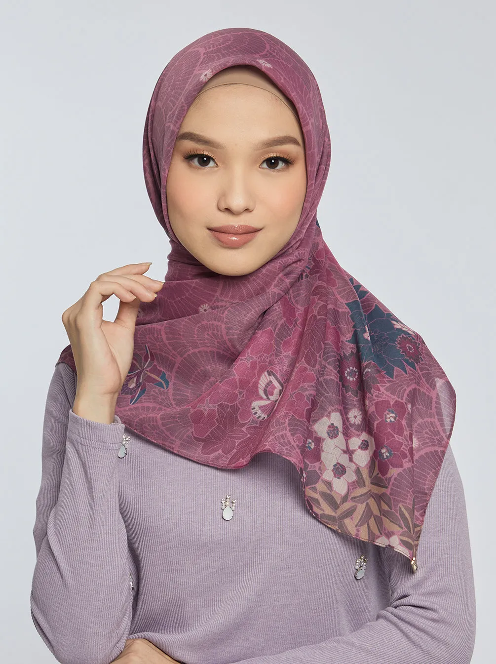 TELLA SCARF CHERRY
