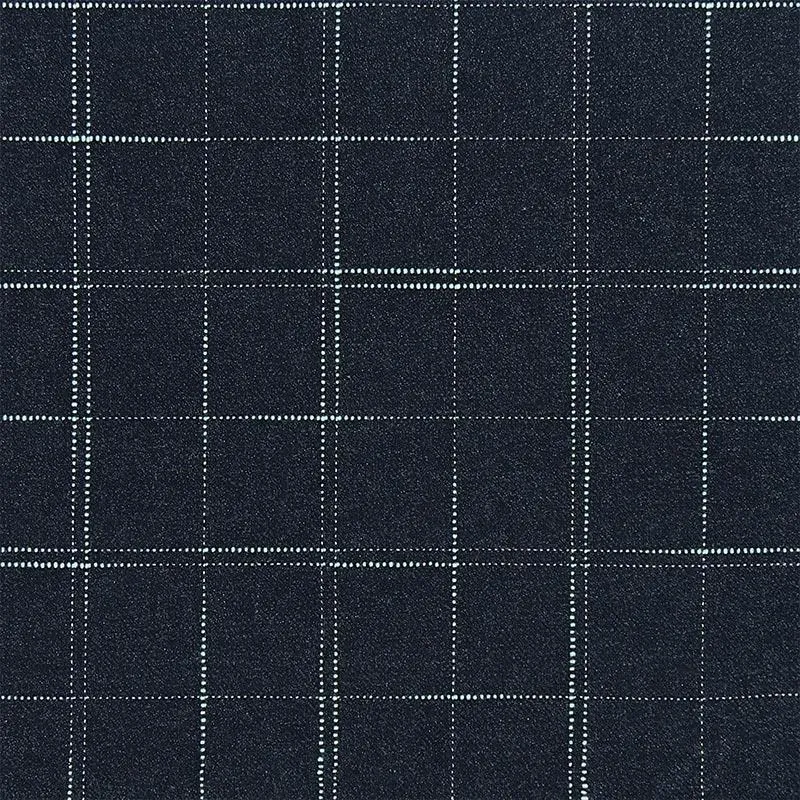 Thompson Navy Flannel Windowpane Jacket