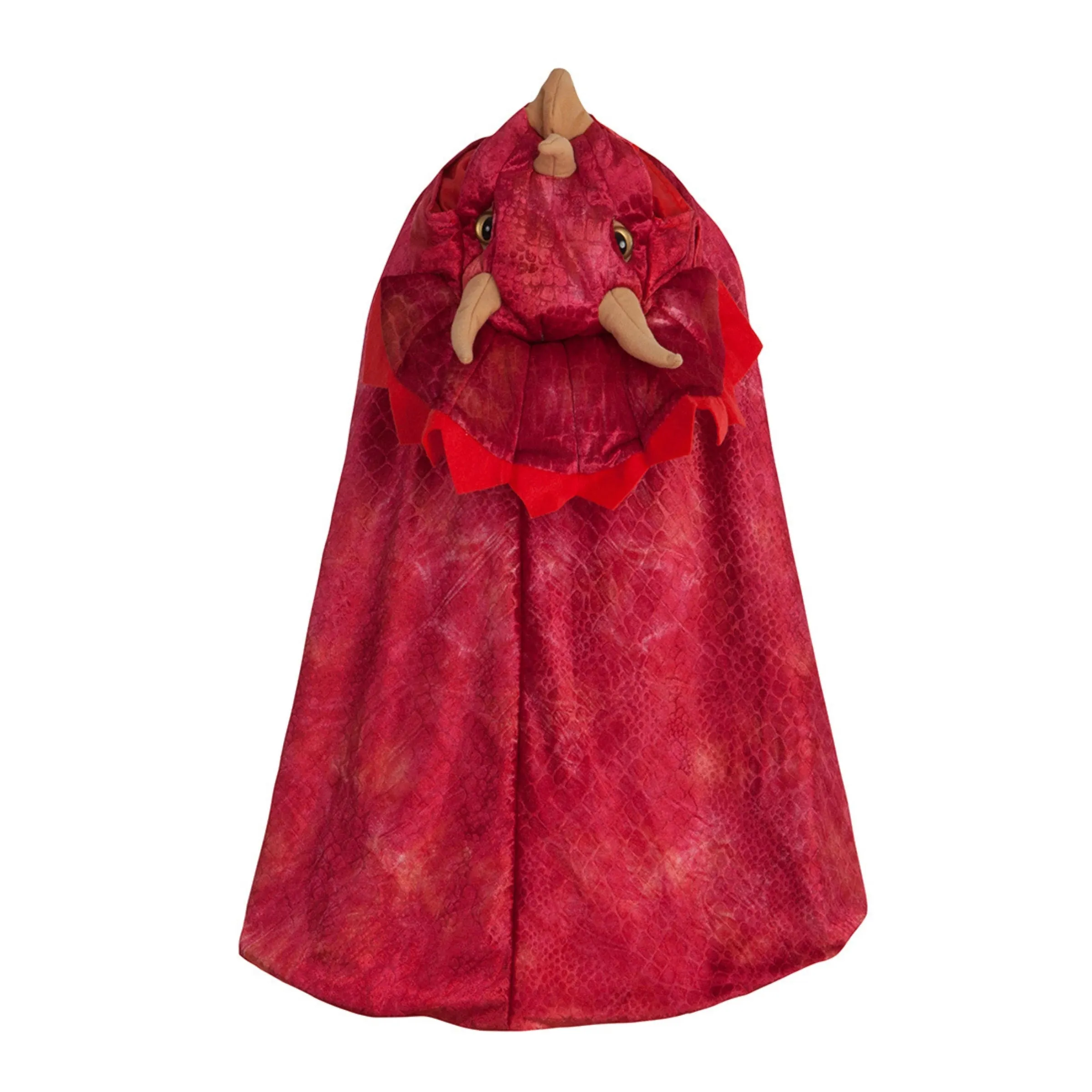 triceratops hooded cape