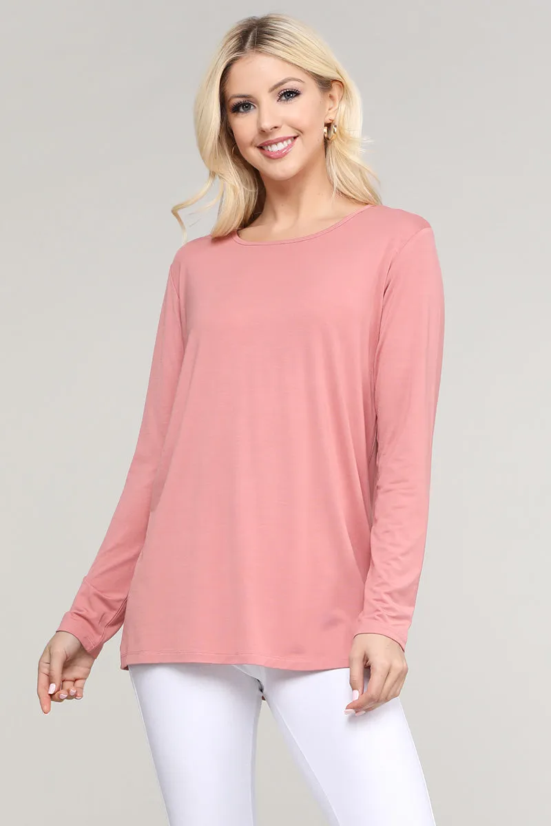 Turnin' Heads Long Sleeve Open Back Top