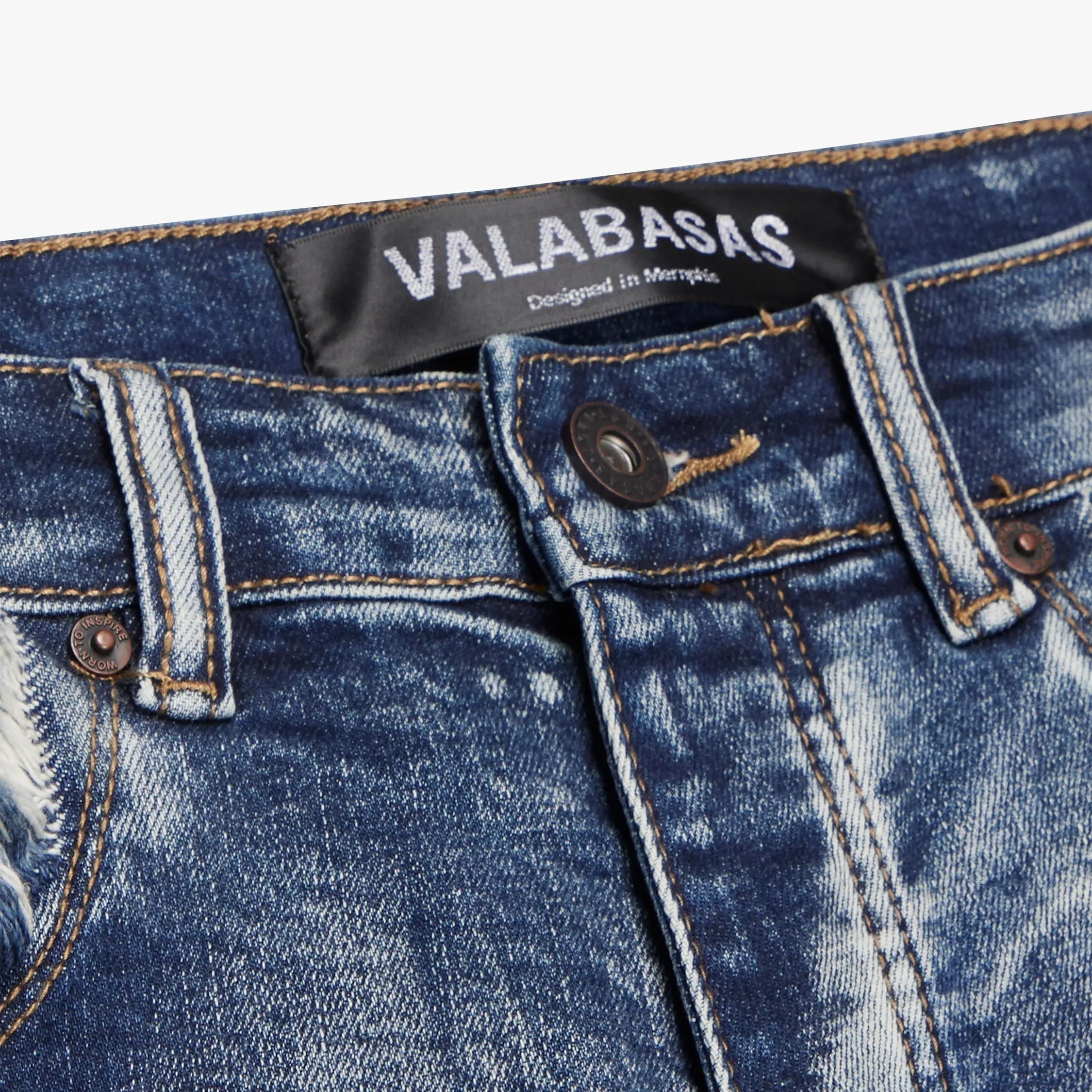 Valabasas "Skyline" Stacked Flare Jean