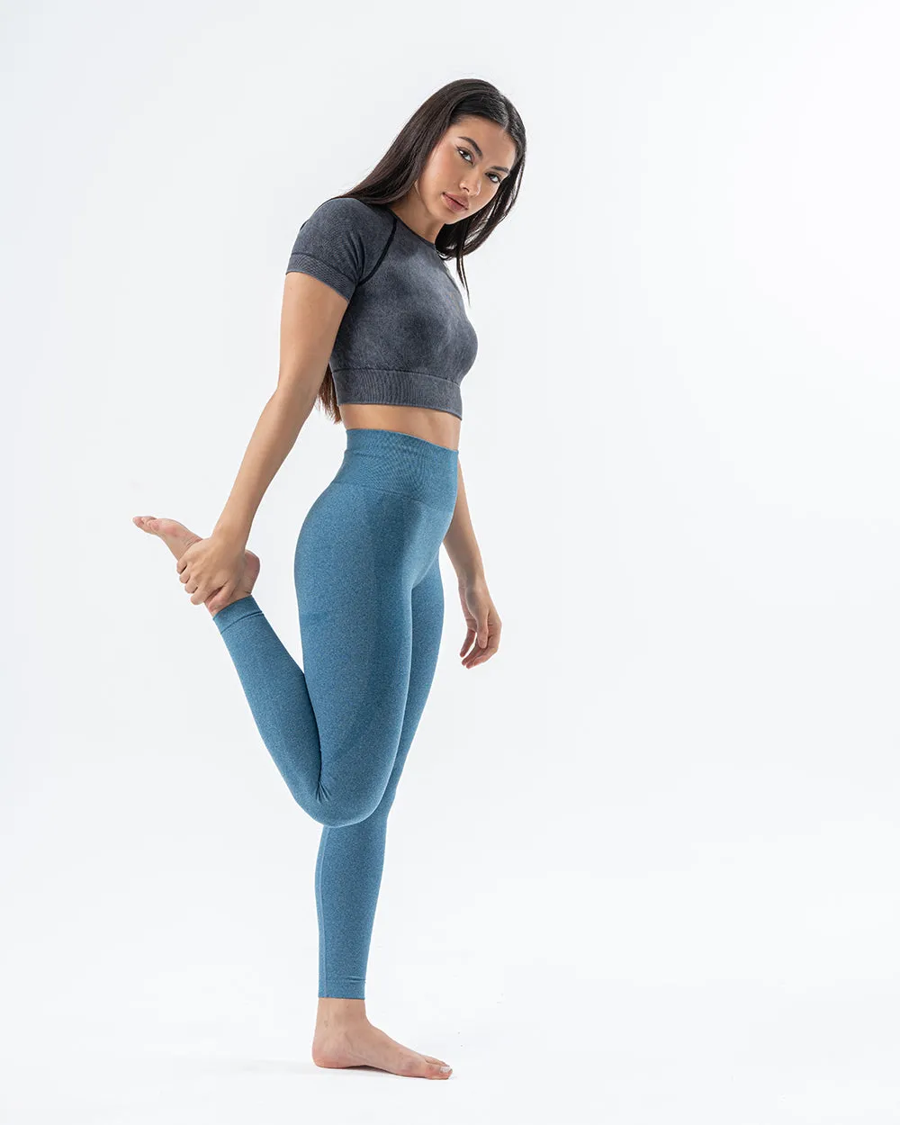Vital Crop Top Stone Wash