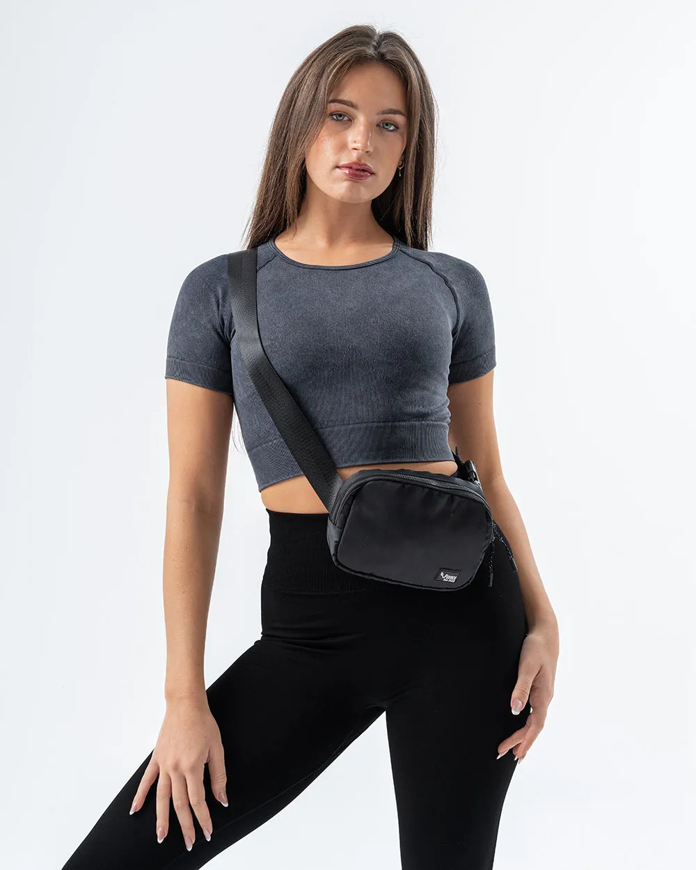Vital Crop Top Stone Wash