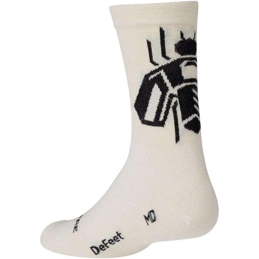Wingnut Wool Bike Socks - White