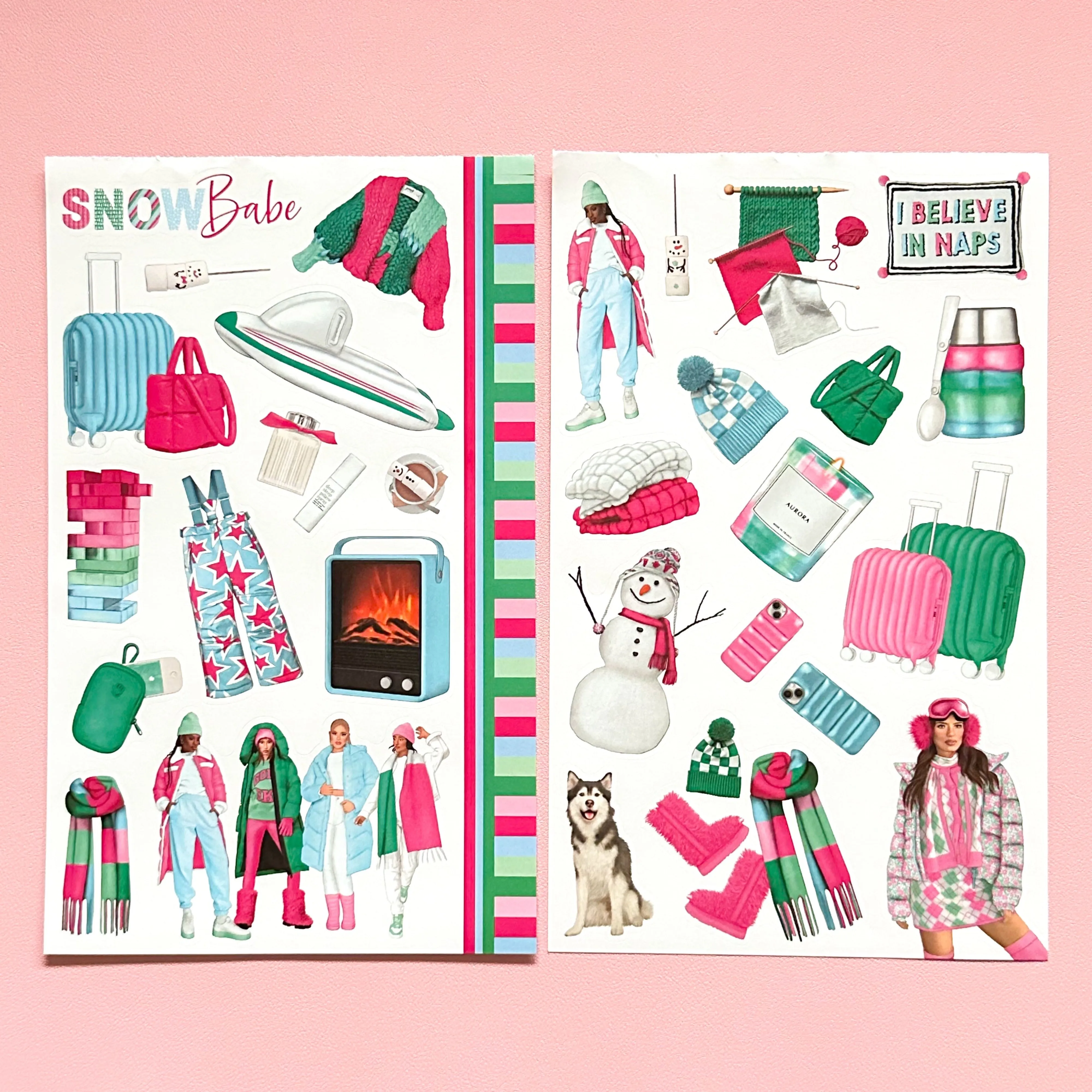 WINTER ELEMENTS STICKER BOOK