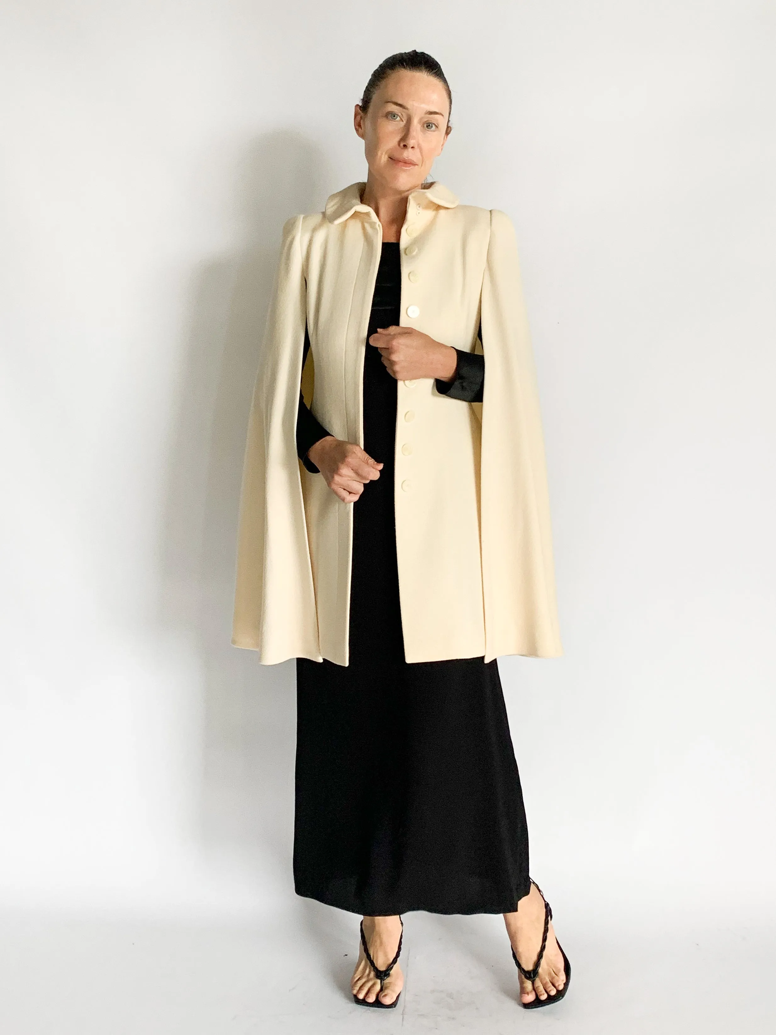 Wool Cape Coat