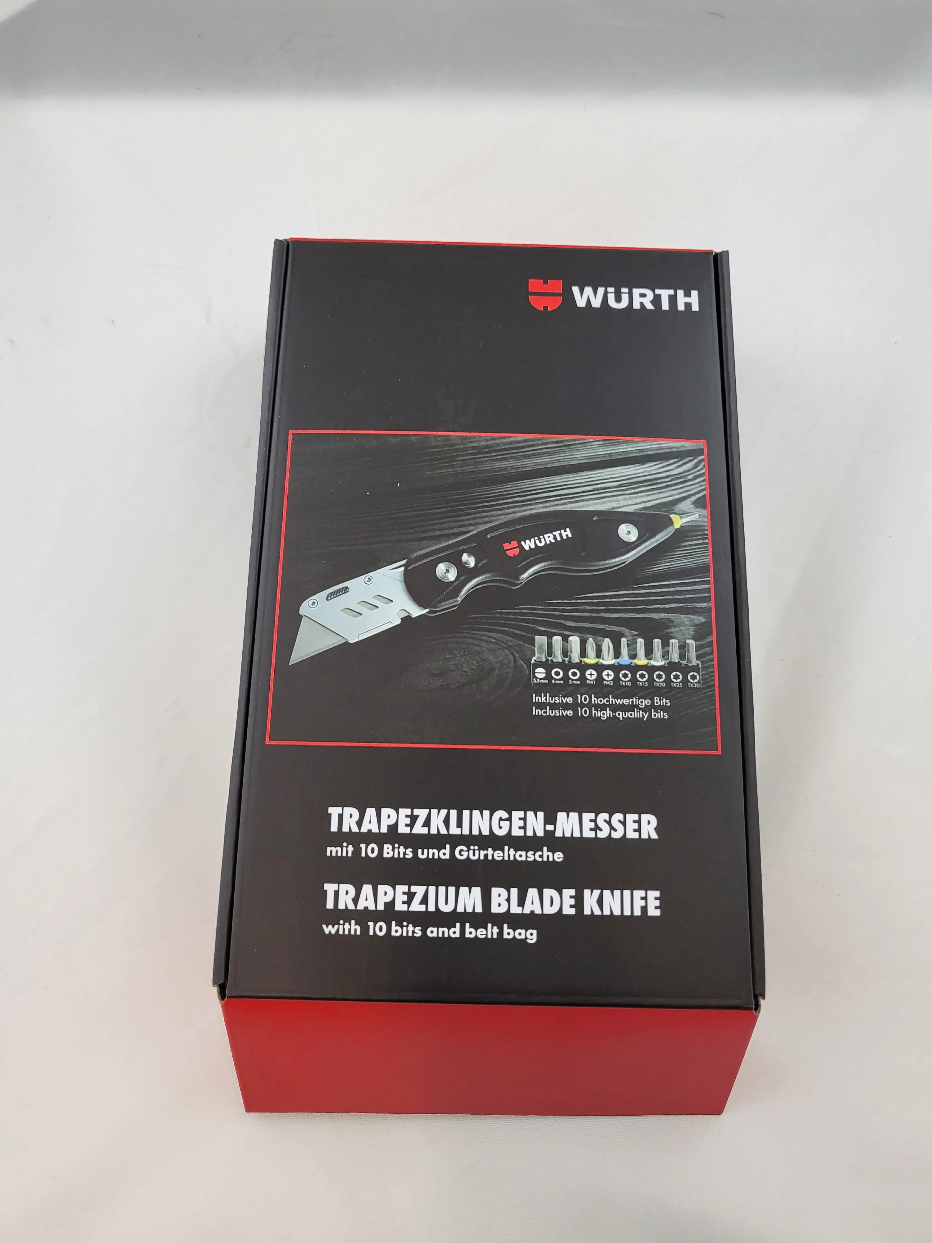 Wurth Trapezodial Blade Knife and Bit Set